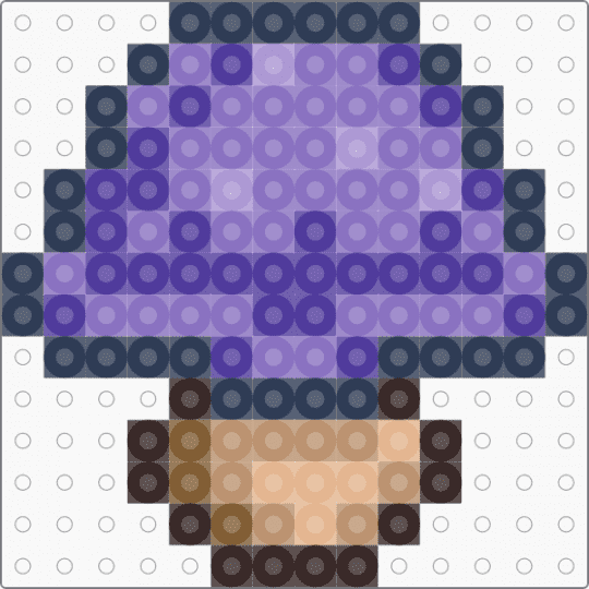 Stardew Purple Mushroom - purple,blue,stardew,stardew valley,mushroom,purple mushroom