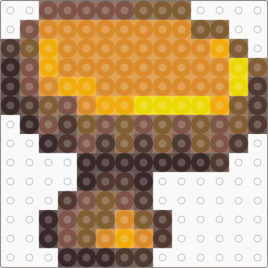 Stardew Chanterelle Mushroom - brown,tan,orange,stardew valley,stardew,chanterelle,mushroom