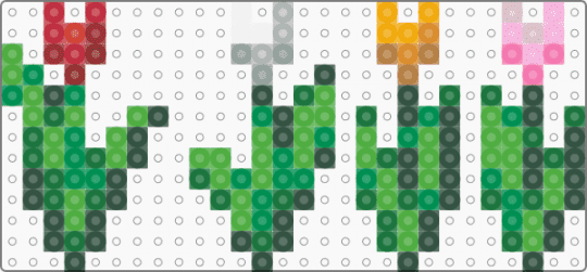 Minecraft Tulips - green,gray,minecraft,tulip,flower,video games,gaming