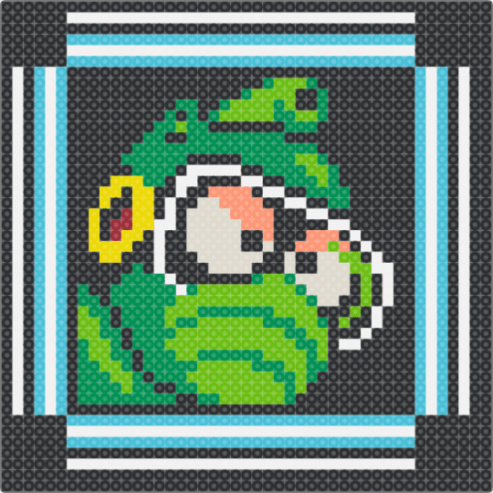 mm2 bubbleman - black, bubbleman, character, frame, gaming, green, light blue, mega man, mm2, panel, portrait, robot, video game