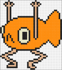 Le poisson steeve - orange