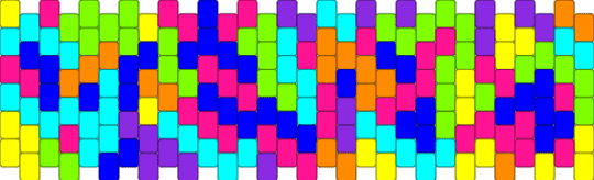 neon cuff!! - pink,purple,light blue,green,neon,multistich,random,silly