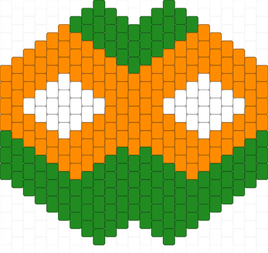 tmnt mask- Michaelangelo - orange,green,silly,tmnt,awesome,teenage mutant ninja turtles