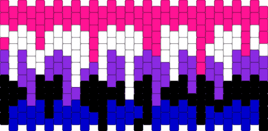 melting genderfluid flag - pink,purple,pride month,pride,lgbtq,gender identity,genderfluid