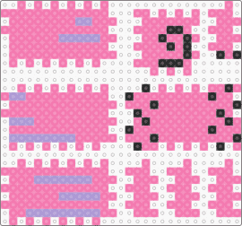 8x8 Pig body - pink