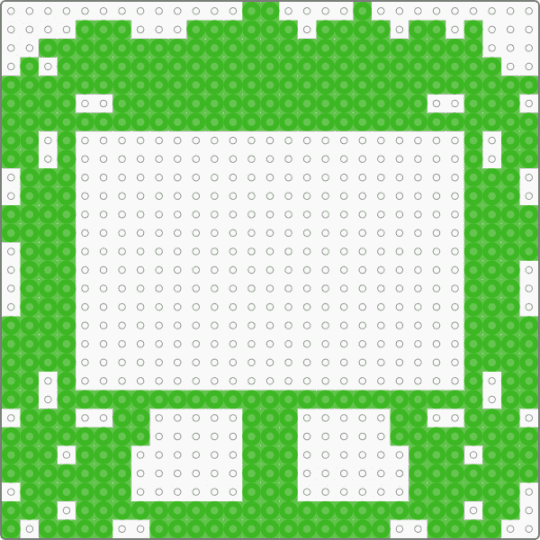 Haunted House Base Front - green
