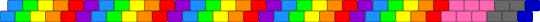 Nyan cat-ish for a rotator cuff - green,red,light blue,colorful,nyan cat,rainbow