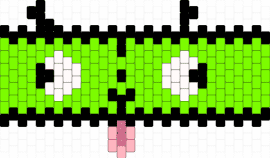 gir cuff INVADER ZIM - green