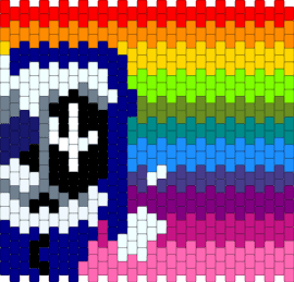 GOOFY ASTRO - green,purple,pink