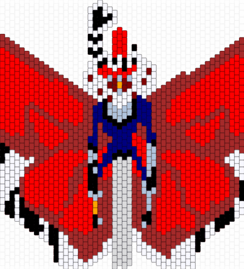 Valentino (hazbin hotel) - red,hazbin hotel,hazbin,moth,valentino,show,show character,character,hazbin hotel valentino