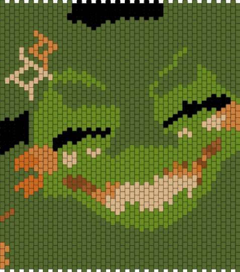 Azarue (kajiu paradise) - gold,green,kaiju paradise,furry,bug,plant,silly,video game,character,video game character