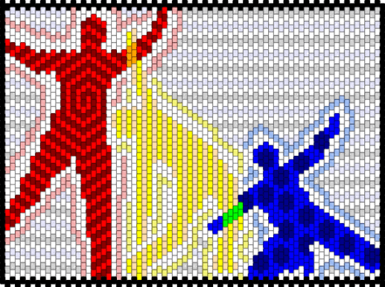 dance - white,red,yellow,purple