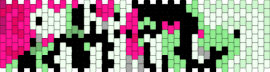 Off the hook inspired cuff - pink,teal,off the hook,splatoon