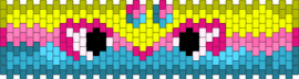 Yatta - pink,light blue,yellow,yatta,dandysworld