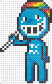 Bluudud chibi - light blue,blue,forsaken,roblox