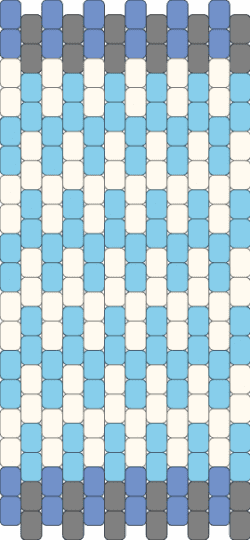 Kandi fidget pad - light blue