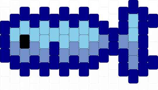 Blue Fish Recolor (original by: kazzyx) - purple,light blue