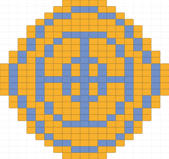 BLU Sniper tf2 emblem - light blue,orange