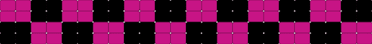 Missing texture cuff 24x4 horizontal ladder - black,pink