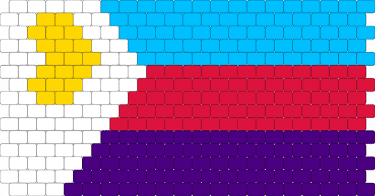 Polyamory Flag - light blue,red,purple,polyamory,pride,flag