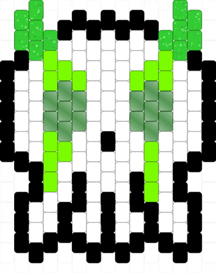 horned ghost skull thing - ghost,monster,creature,halloween,holiday,spooky,green,white,skull,thing