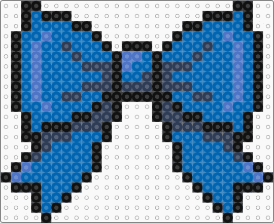 blue bow - blue