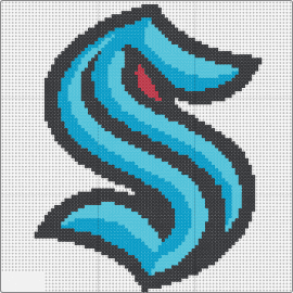 Kraken - seattle kraken,logo,hockey,sports,team,spirit,support,wave,striking,representation,blue