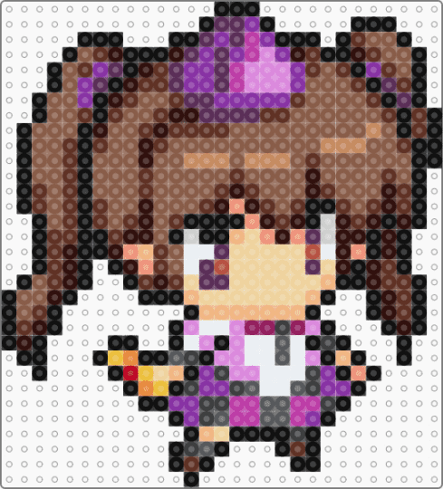 HATATE HIMEKAIDOU [TOUHOU] - hatate himekaidou,touhou,character,chibi,hatate,himekaidou,anime,video game,gaming,pink,tan,brown