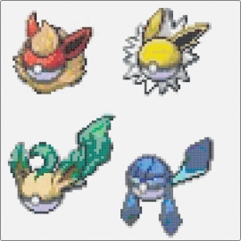 Pokeball tips - white,tan,gray,brown,blue,colorful,pokemon