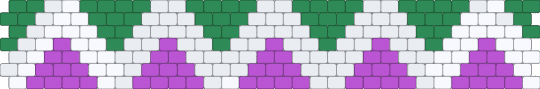 Gender queer zig-zag :3 - green,pink,genderqueer,queer,pride,zigzag,zig zag,pony bead,cuff