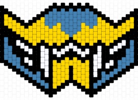 K9 sub zero kandi mask - blue,yellow,mask,furry,k9