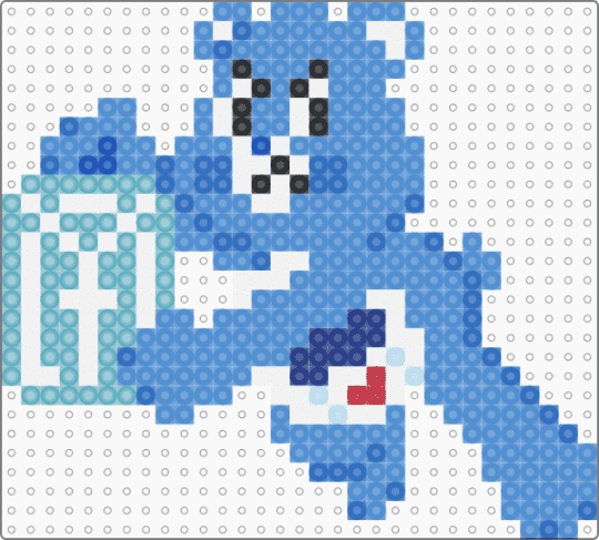 grumpy bear x holy priest - blue, care bear, cute, grumpy bear, holy priest, raincloud