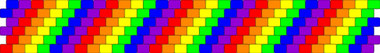 Rainbow- cuff (by Asher) - purple