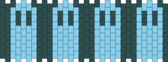 Ghost cuff (remix to fit me) - gray, light blue