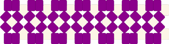 Purple rotator (6/6) - pink, white