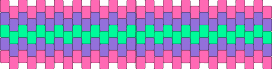Trigender cuff! - pink,purple