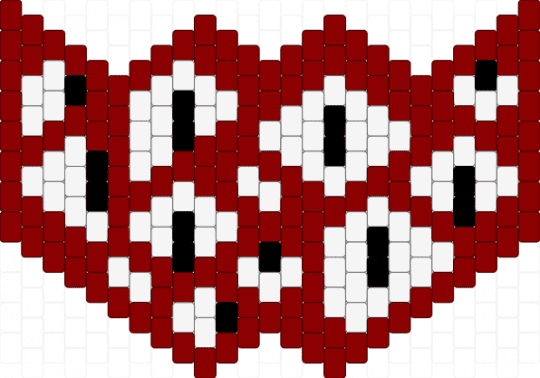 Eye mask! (REMIX!) - red,white