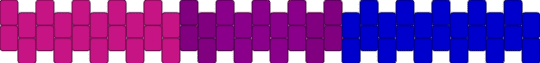 Bisexual mini cuff! - pink,purple