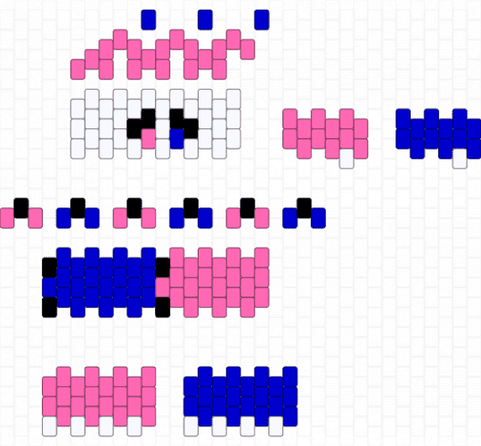Mini tv girl clown! - purple,pink
