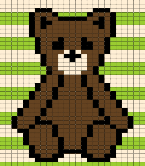 BEAR - beige, brown