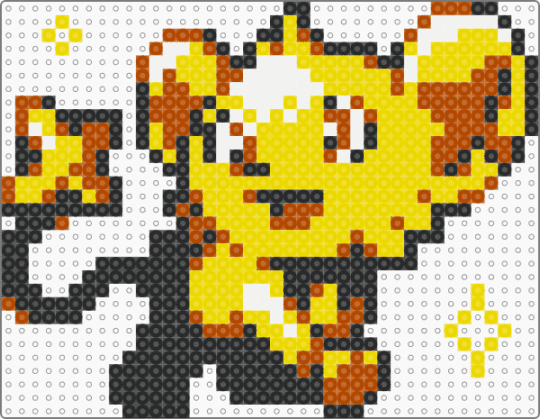 shiny shinx - red,yellow