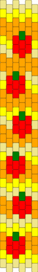 AppleJack Bag Side Pannel - orange, yellow