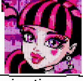 draculaura - pink