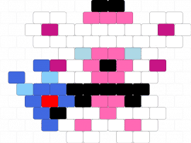 Funtime Freddy - white,pink,blue