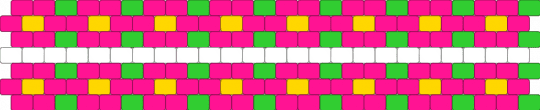 double flower - pink