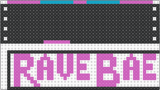 Rave nea - black,pink