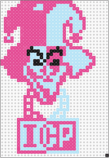Carnival of carnage - pink,light blue