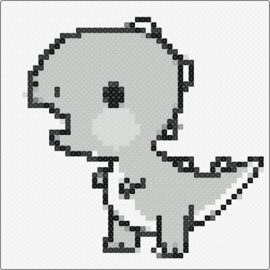 Baby dino - white,beige