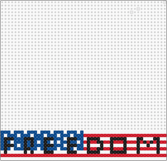 Freedom - blue, red