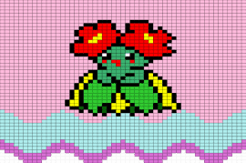Bellossom - pink,light blue